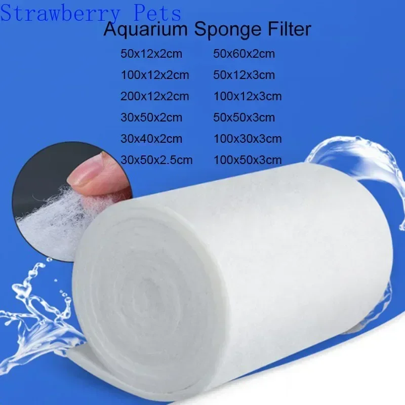 

Aquarium Filter Super Thick Biochemical Filter Cotton Sponge for Aquarium Fish Tank Bio Cotton Foam Skimmer