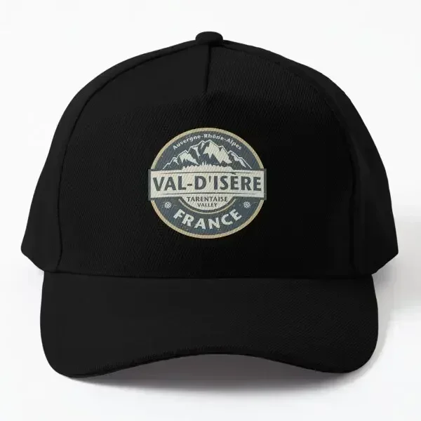 Val D Isere Frankreich Baseball Cap Hut Outdoor Schwarz Sport Einfarbig Lässig Bedruckt Herren Fisch Frühling Casquette Jungen Damen