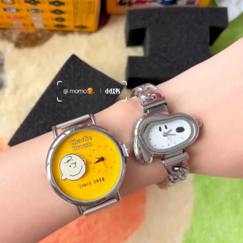 New Version Boxfun Snoopy Blind Box Friend Series Mystery Box Kawaii Cute Cartoon Watch Anime Peripherals Trendy Toys Gift Watch