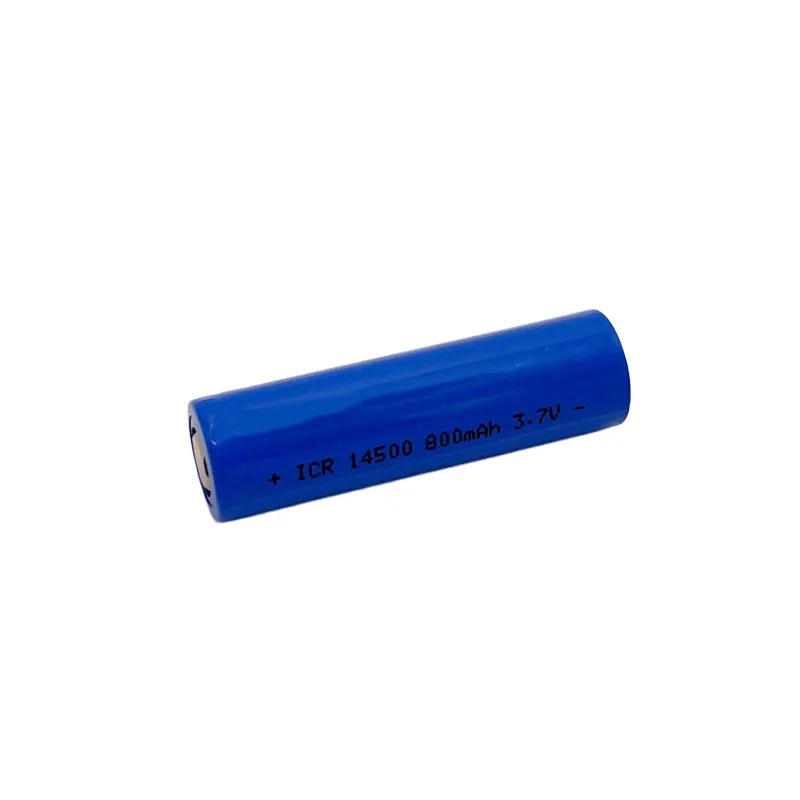 2PCS Replacement battery ICR14500 800mAh 3.7v rechargeable lithium battery, razor, haircut toy car flashlight battery