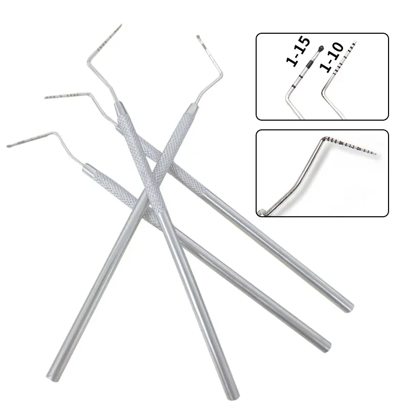 

Dental Stainless Steel with Ruler Periodontal Calibration Probe High Quality 1Pcs Tool 2 Type Are Available Choice