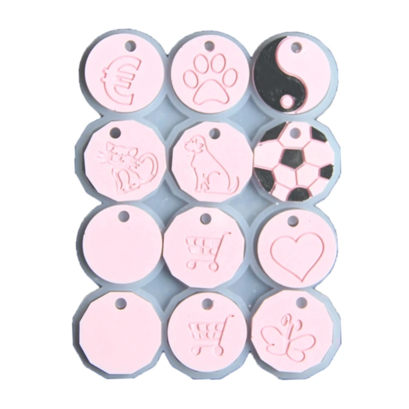 Reusable Silicone Mold for Unique Tokens Fun DIY Craft Tokens Silicone Mold for Crafting Supermarket Shopping Cart Dropship