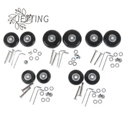 Luggage Suitcase Replacement Roller Screw Wheel Suitcase Part Axles Durable Sliding Resistant Flexible Caster 40/43/45/50/54mm