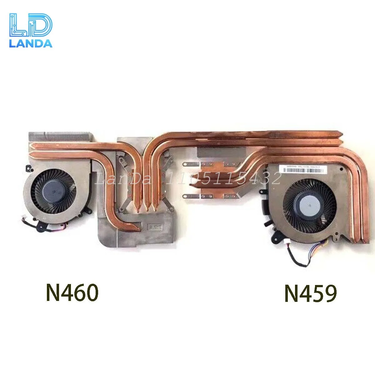 

Охлаждающий вентилятор радиатора, совместимый с MSI GE66 GL66 MS-1581 N459 N460