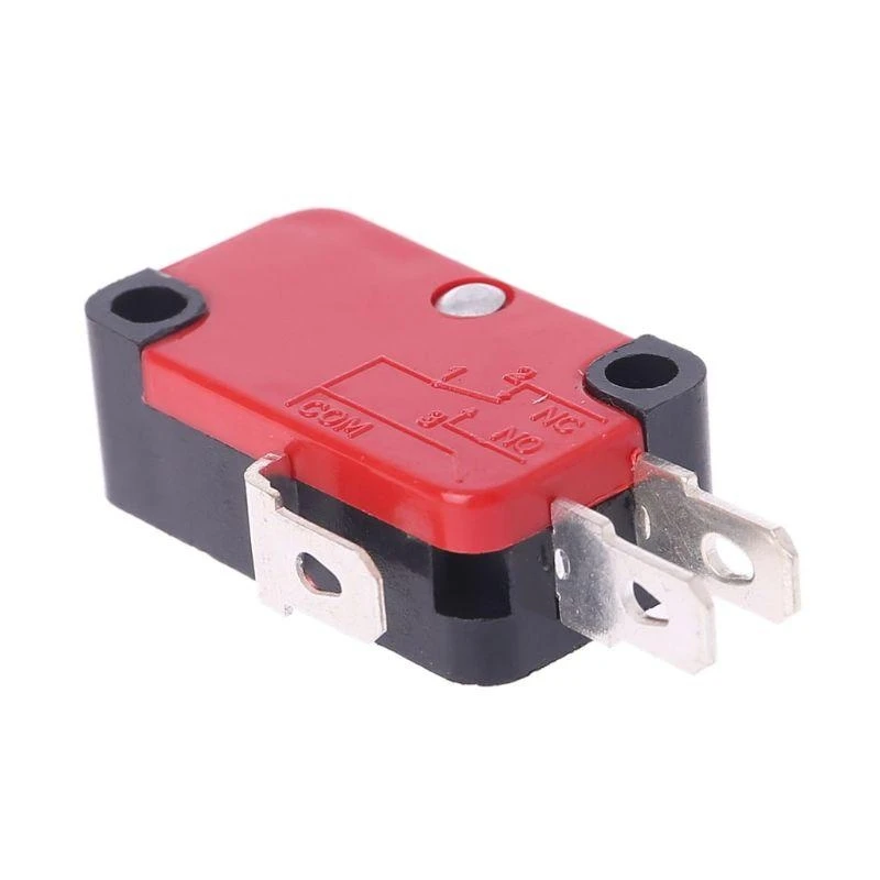 XA6H 5Pcs 250V 16A Safety Micro Limit Switch V-15-1C25 Roller Lever Action