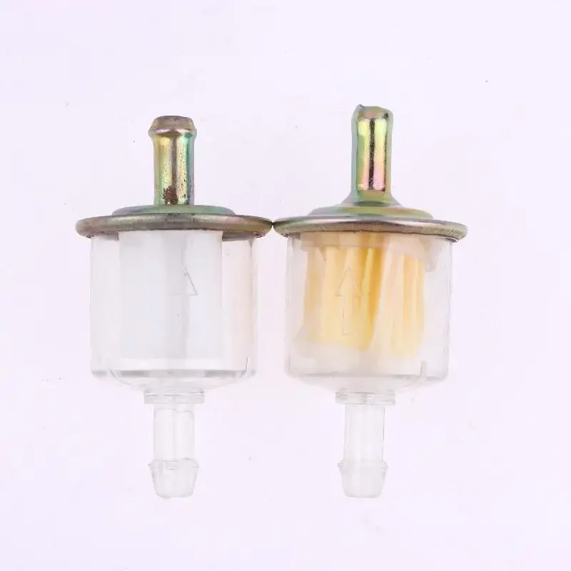 2/10 pièces de filtres à carburant universels de 8 mm pour voitures, scooters, camping-car ; Accessoire de conduite de gaz durable pour vélos et outils de jardin