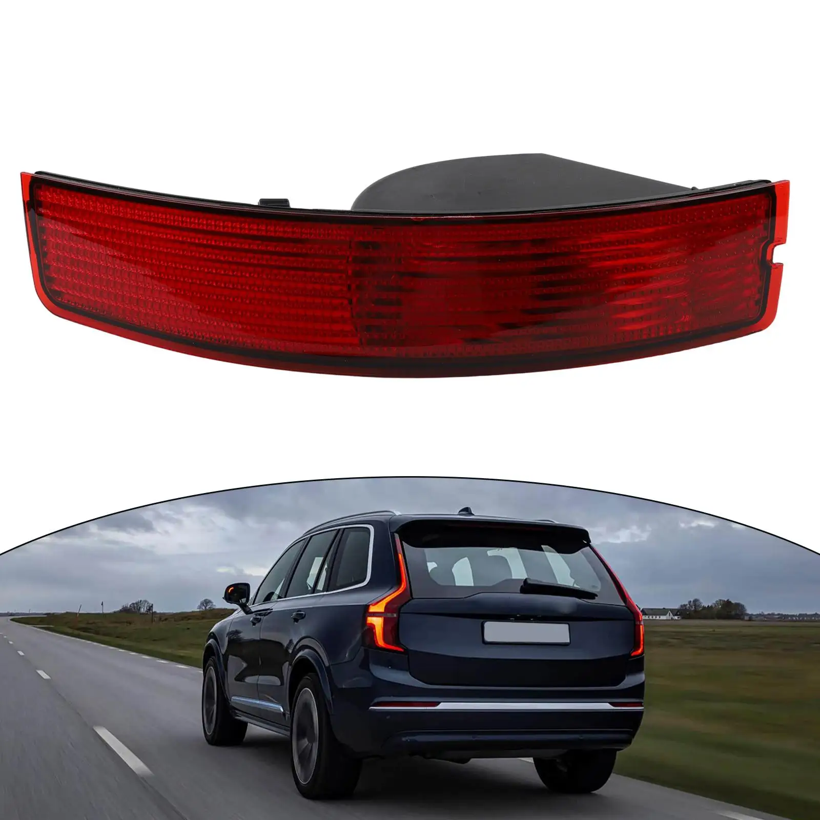 Tail Fog Light Reflector Designed for Right Rear Installation on For Volvo XC90 2007 2008 2009 2010 2011 2012 2013 2014