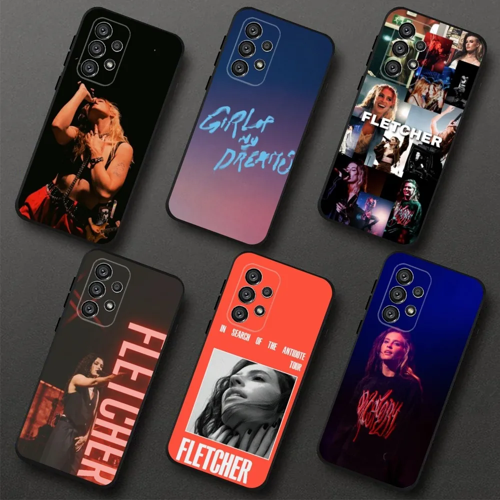 Singer C-CARI FLETCHER   Phone Case For Samsung Galaxy A20,A21s,A22,A31,A32,A52,A53,A72,73,A80,A91 Soft Black Cover