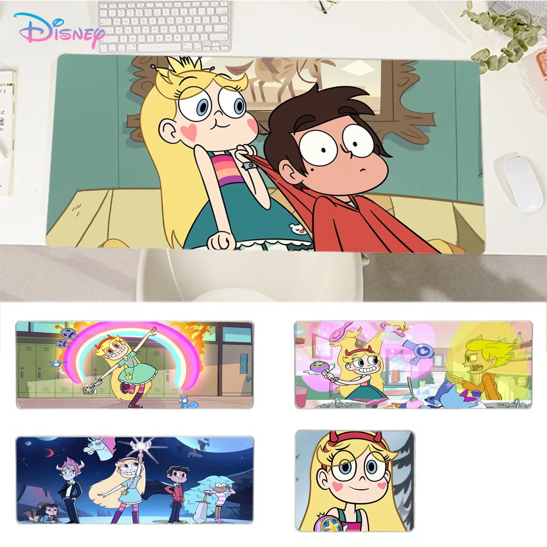 

Disney Star Vs. The Forces Of Evil Mousepad New Arrivals Gamer Speed Mice Retail Small Rubber Mousepad Size For Big CSGO Game