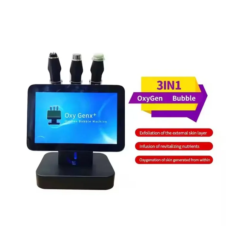 2026 Newest 3 In 1 Super CO2 Bubble Oxygenation Facial Skin Care Portable Oxygen Facial Care Machine