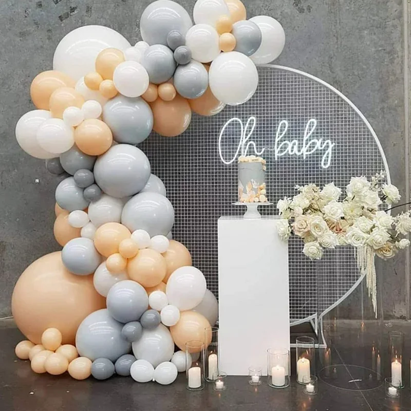 

we-Custom Stage Party Supplies Metal Arch Backdrop for Wedding Decoration%