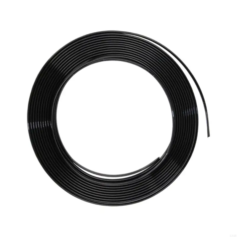 6XDF DIY Car Body Moulding PVC Strips 12M Length For Custom Trim And Cover