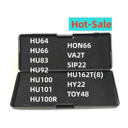 Imagen 2 del producto Lishi 2 en 1 NSN11 HU87 MAZ24 NSN14 TOY43AT FO38 MIT8 HU64 HU66 HU100 HU100(10) HU101 HU100R VAG2015 HU162T(8) TOY48 SIP22 HY22