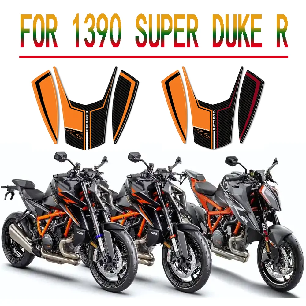 

For 1390 Super Duke R Front Fender Protection 3D Stickers