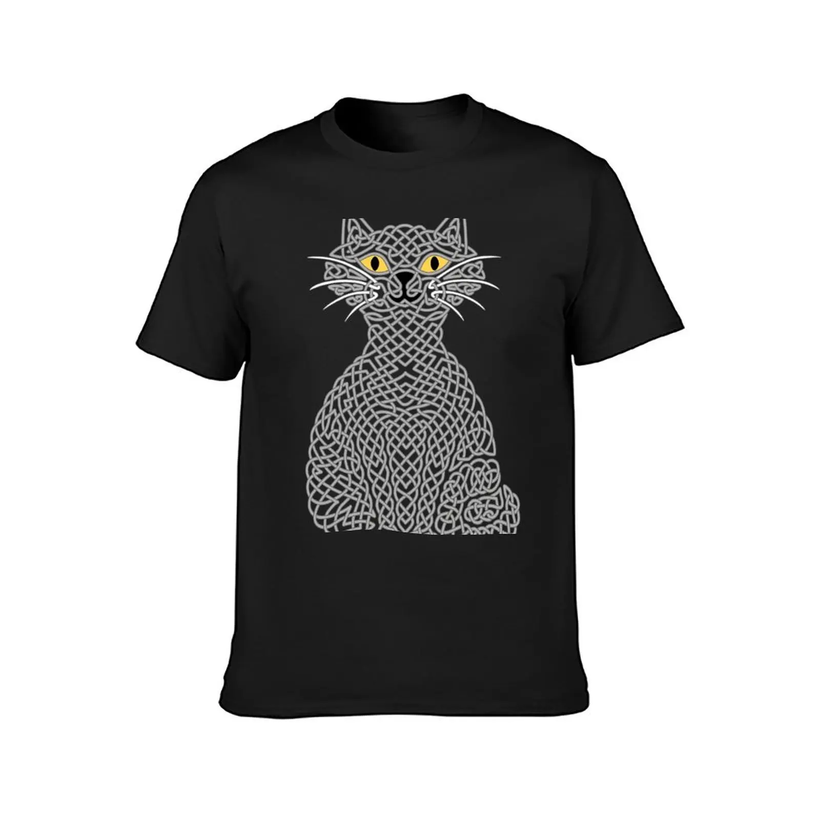 Knotty Cat - grey T-Shirt tops sublime t shirt men