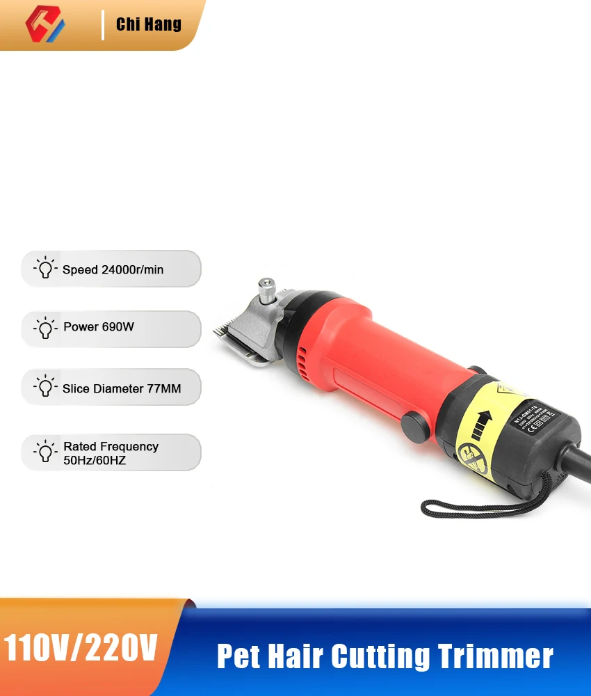 

110V/220v Electric Clipper Horse Camel Hair Low Noise Electric Clipper Scissors Pet Hair Trimmer Cutting Trimmer