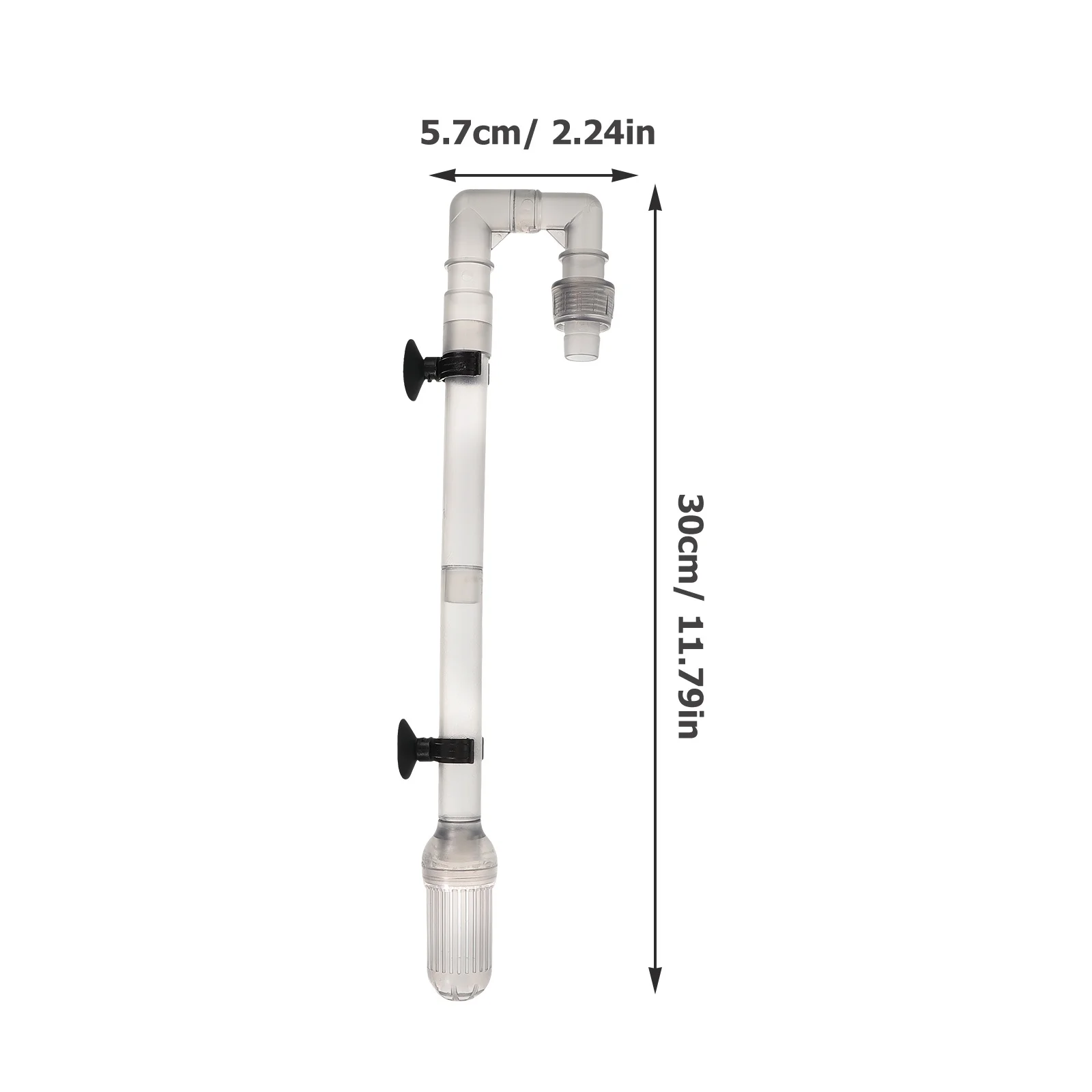 1Set Accessori per secchio per filtro per acquario Tubo di ingresso in plastica per flusso d'acqua uniforme liscio per sistema di influsso per acquario per acquario