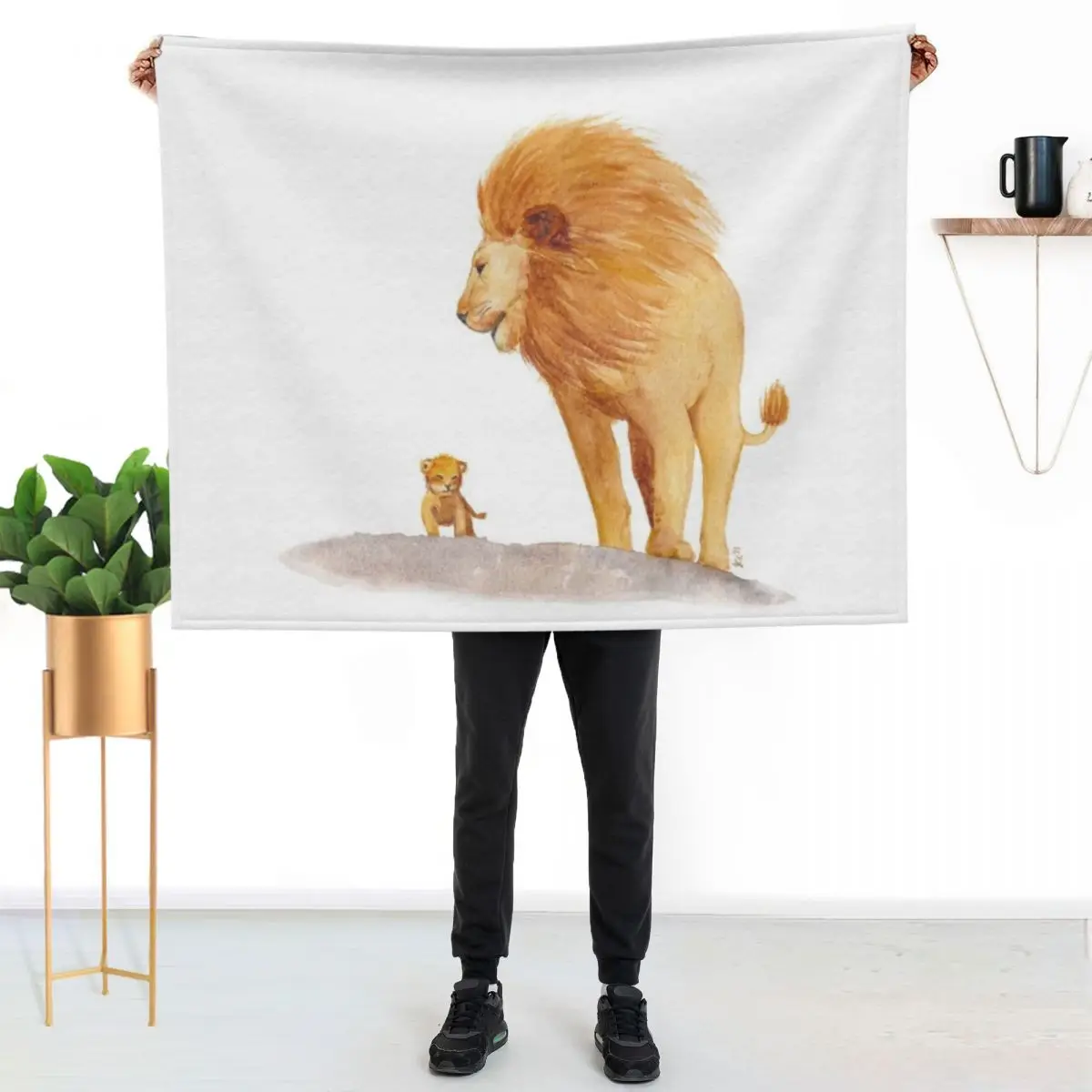 

Плед Narnia Aslan Nursery Art: Элегантный и теплый плед для отелей и дома