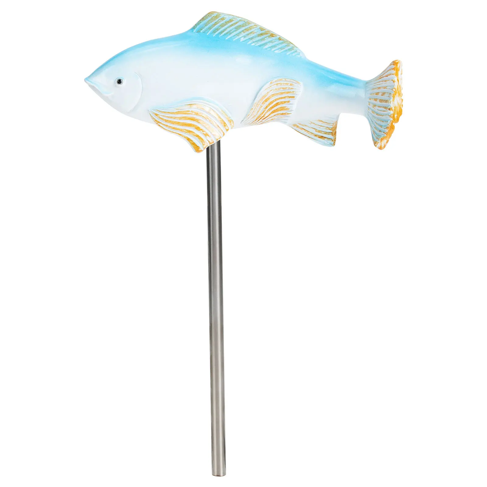 

Garden Fish Ornament Resin Craft Outdoor Landscape Decoration Lawn Fish Design Statue For Yard Courtyard Adornment
