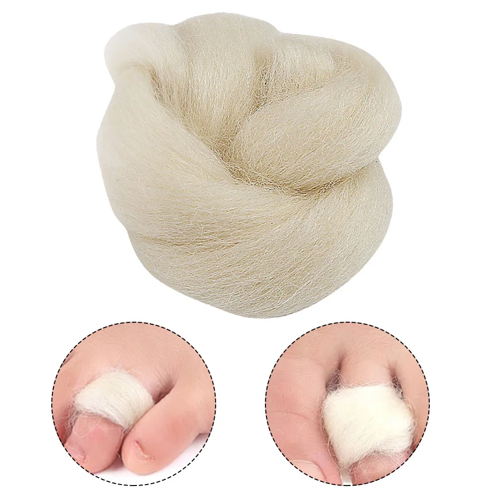 

2Pcs Comfortable Toe Separators for Women High Heel Wearers Soft Wool Spacers Reduce Friction during Sports Activities