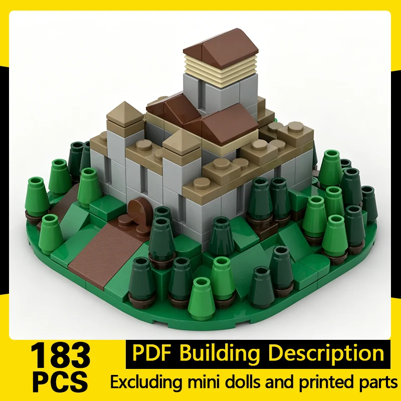 

Popular Game Model MOC Building Bricks Magical Castle Diorama Modular Technology Gifts Holiday Assemble Children Toys Suit