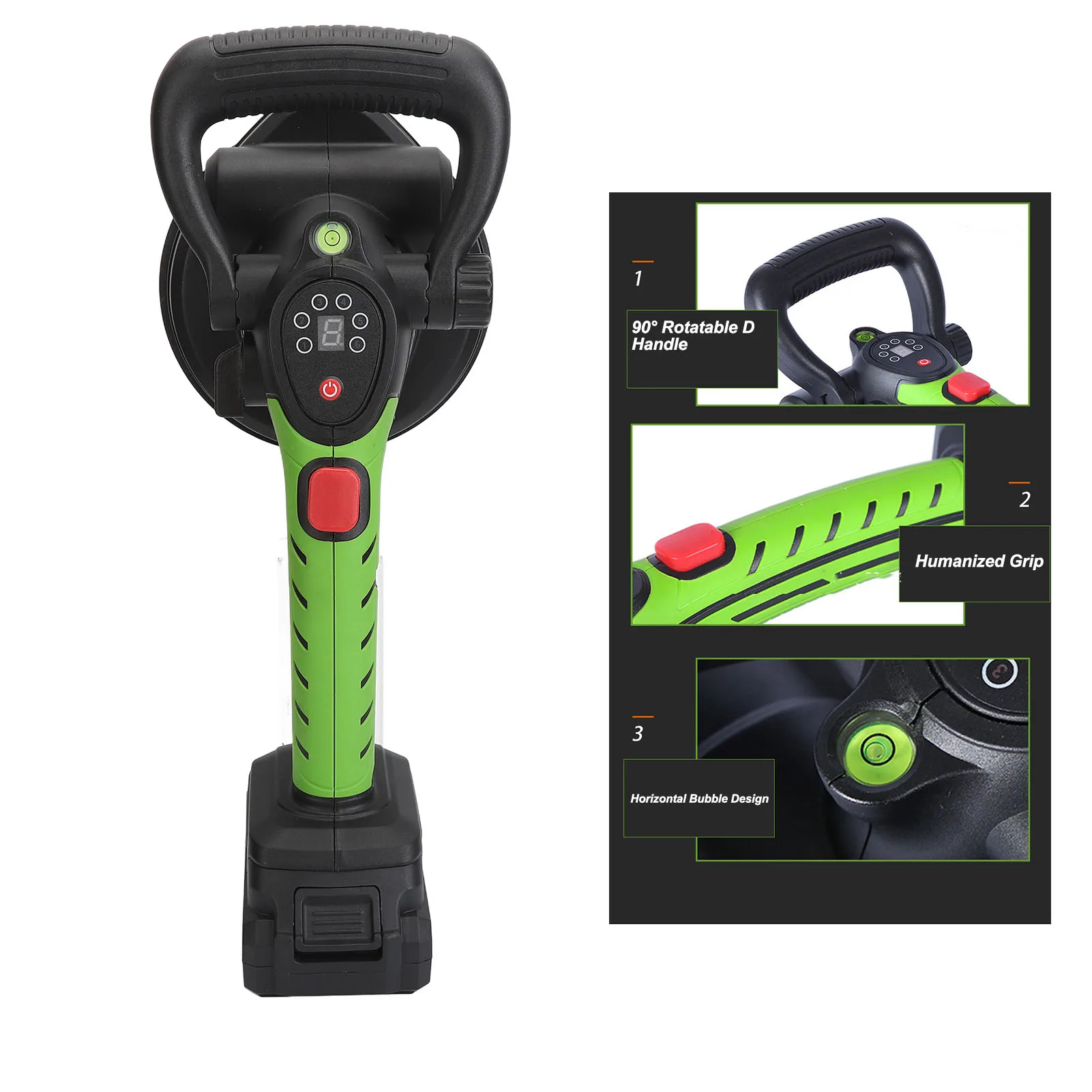 Maszyna do wibracji płytek Akumulator litowy o dużej mocy 16,8 V Maszyna do poziomowania wibracji płytek do szkła