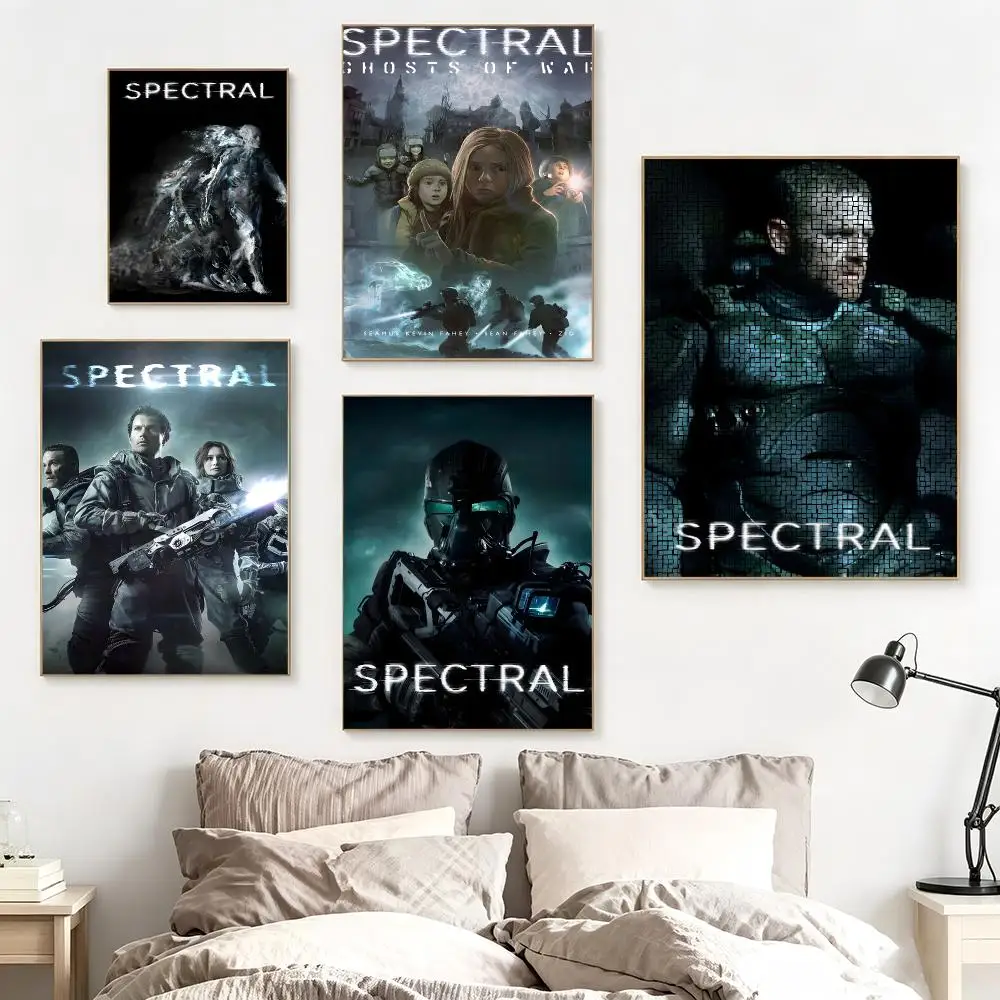 Classic Movie S-Spectral Poster impermeable para el hogar sala de estar dormitorio bar decoracion estetica