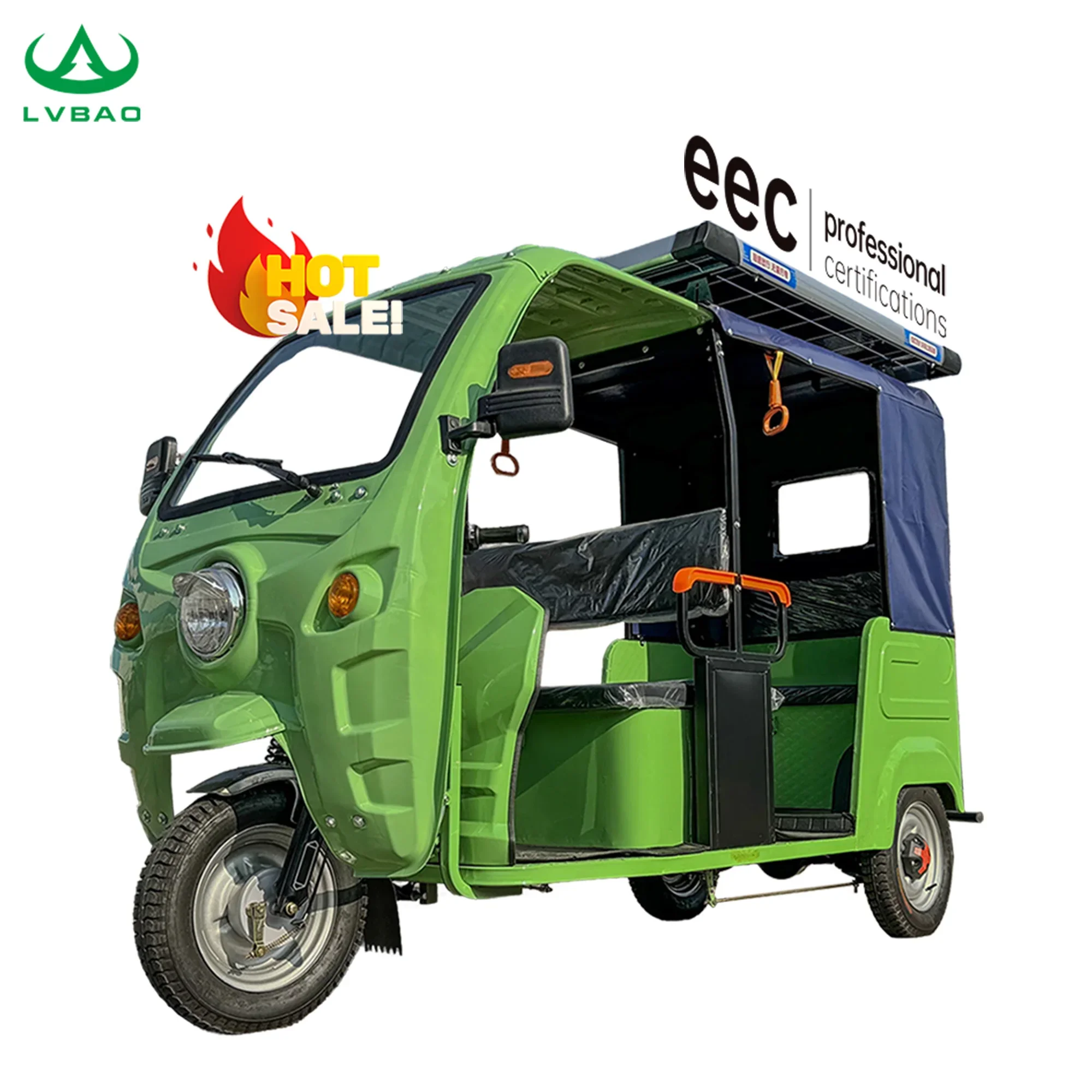 LB-ZK3WX China Cheap Price 3 Wheel Seven Passenger Adult Rickshaw Electric Tricycle