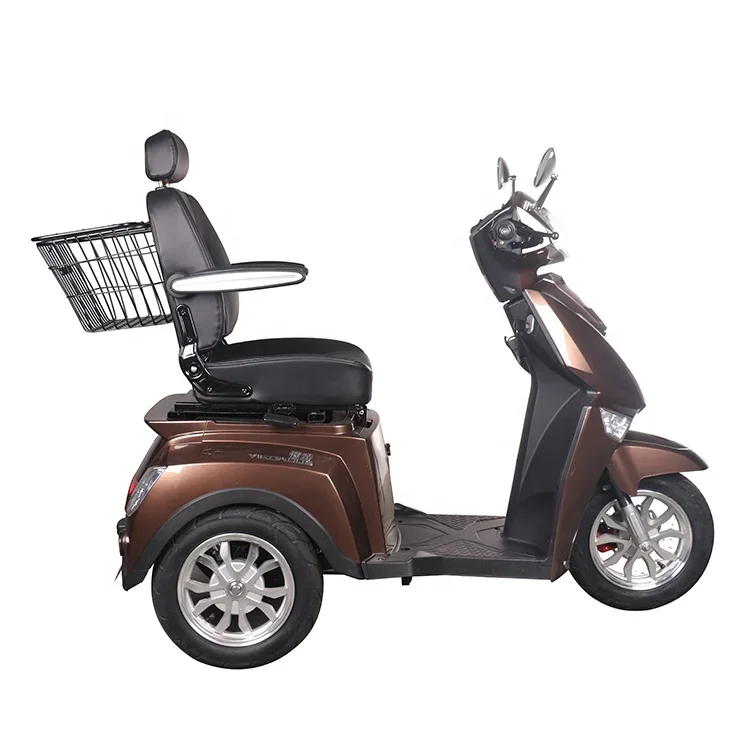 VISTA-3 EEC China Disabled Tricycle 1000W 60V 3 Wheel Elderly Electric Mobility Scooter Low Speed Electric Vehicle