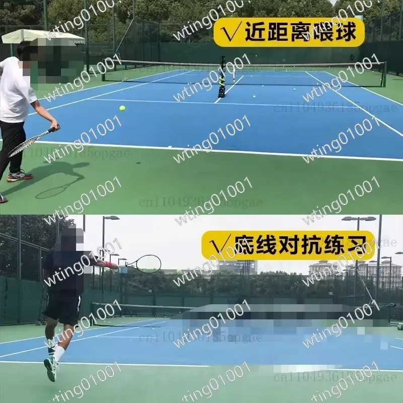 for Tennis Ball Launcher Feeder Machine Portable Auto Thrower Trainer for Solo or Group Practice Skill Improvement Device