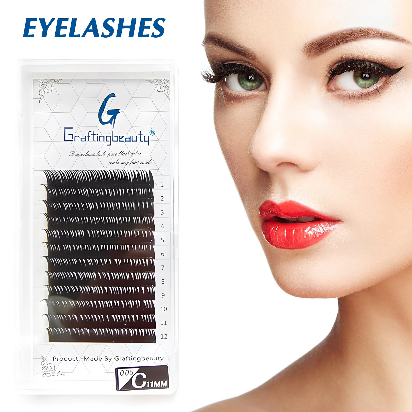 Extension False Eyelashes Automatic Gathering Dense Artificial Eyelashes for Party Cosplay Masquerade