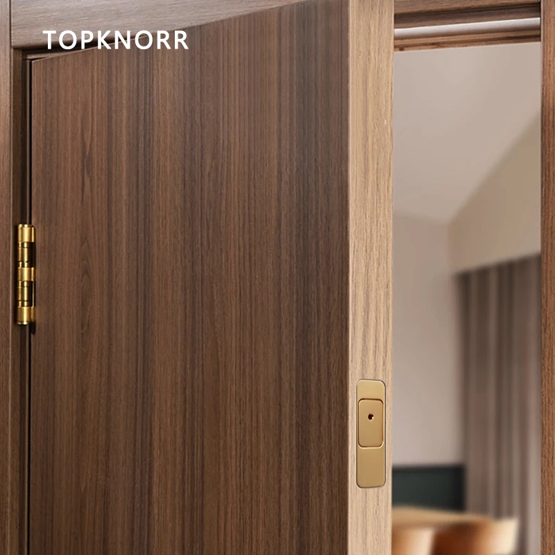 Invisible Magnetic Hidden Latch Wooden Door Anti-theft Door Concealed Hidden Latch Double Door Mother Door Silent Door Latch