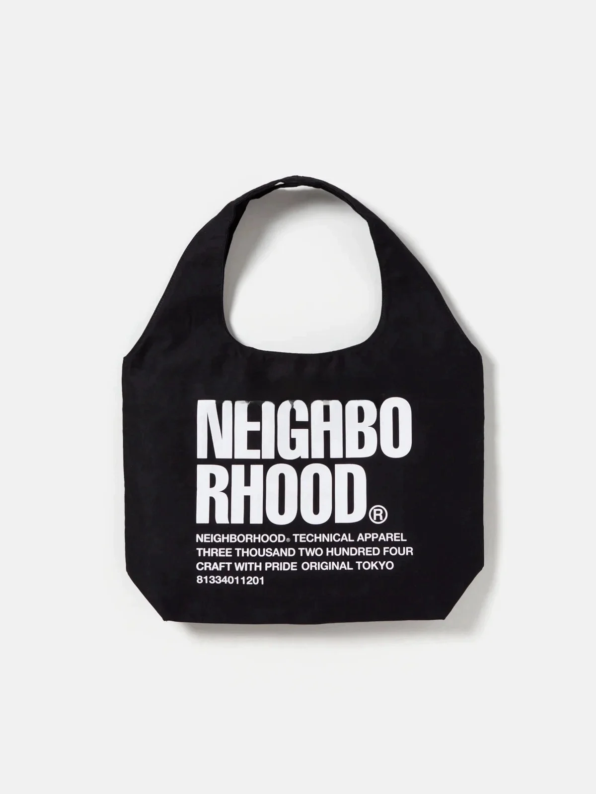 Neighborhood Tote Bag Letter Print Ci Boy Tote Bag Shoulder Bag Men and Women Nbhd