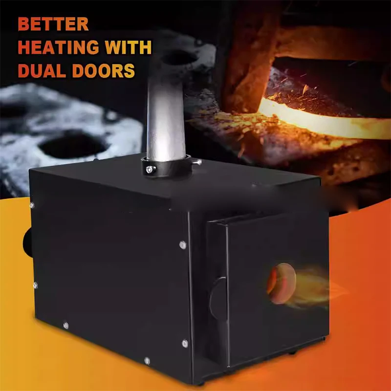 Small Forging Furnace Metal Melting/Quenching/Annealing Heat Treatment Home Forging Equipment with Inspection Port