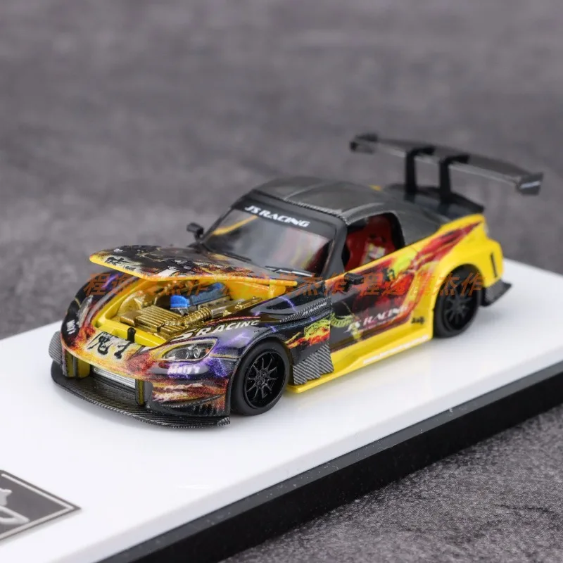 

Выставка MT Foshan 1:64 Honda S2000 Magic King, литая под давлением модель автомобиля из сплава, игрушка для мальчиков, коллекционная коллекция для взрослых.