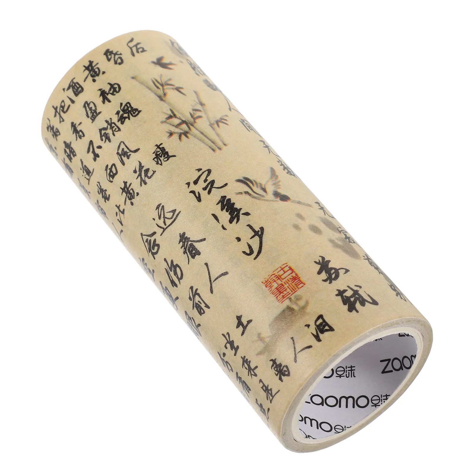 Washi Tape, 1 Rolle, chinesischer Stil, Vintage-Kalligraphie, 10 cm x 3 m, Klebebänder, Schreibwaren, Scrapbook-Zubehör