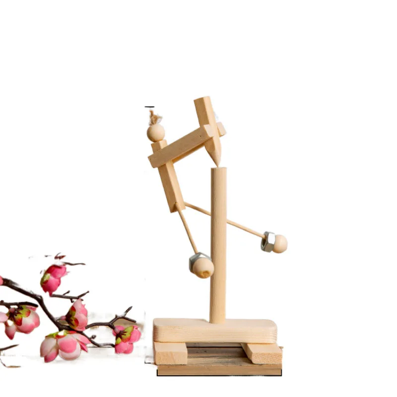 Presente criativo equilíbrio pássaro artesanato brinquedos clássicos das crianças quebra-cabeça gravidade pássaro ornamento figura de madeira presente aniversário