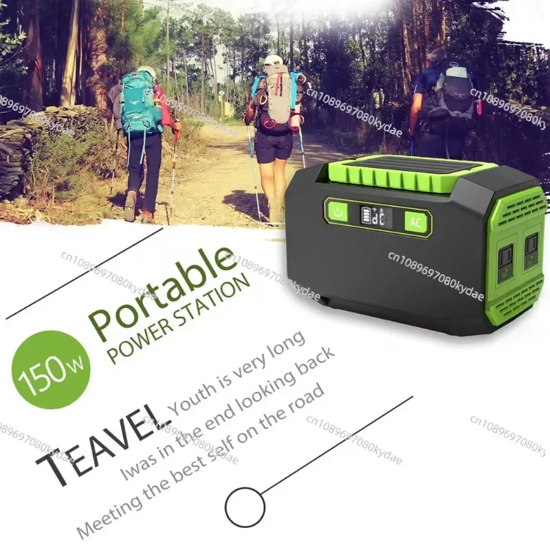 Large Capacity Power Pack 200W Portable Smart Solar Power Generator 110V 220V for Home  Outdoor