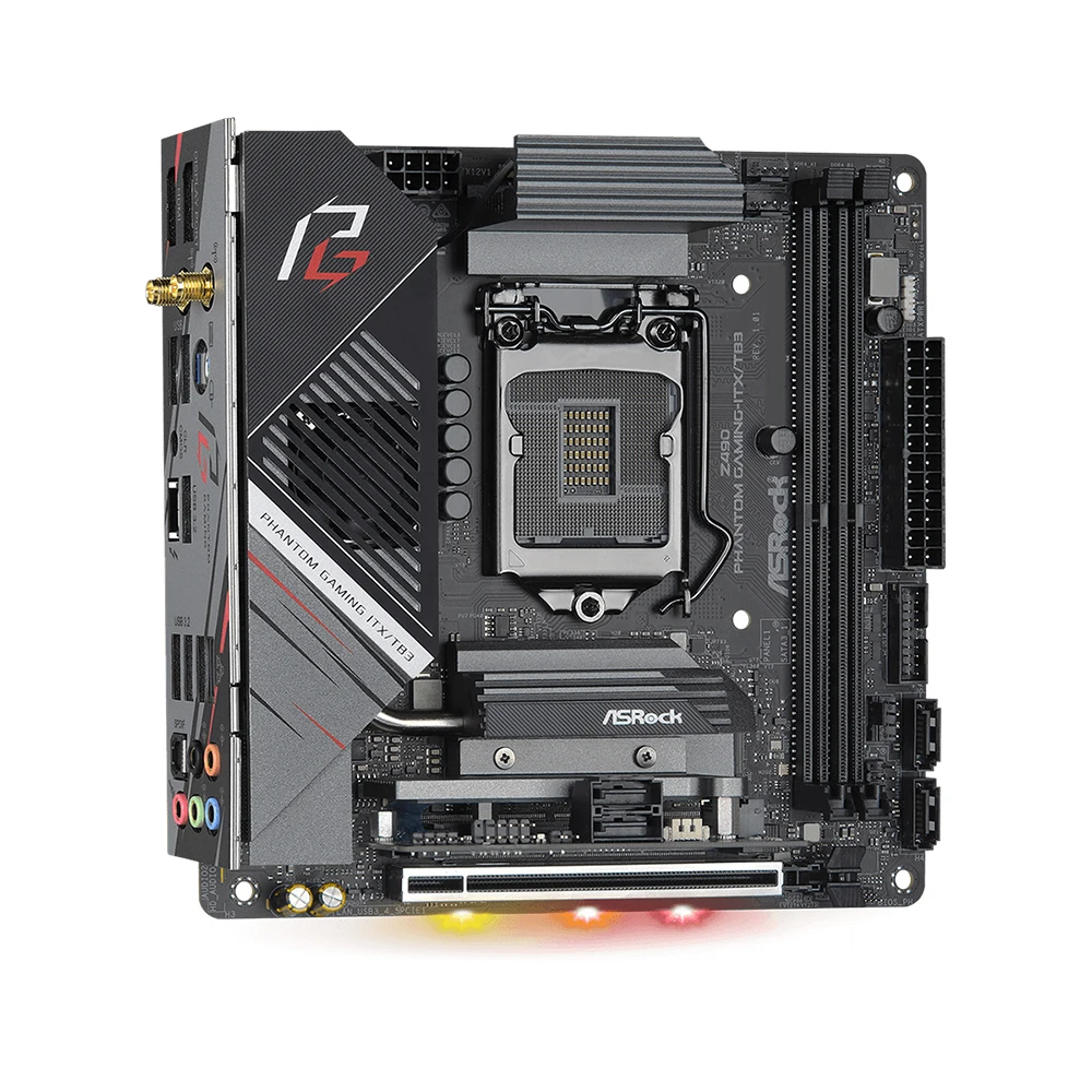 ASRock Z490 ITX Motherboard Supports i9-11900KF 10900K i7-11700K 10700F i5-11600 10400 CPU DDR4 4666MHz+ M.2 NVME HDMI Mini ITX