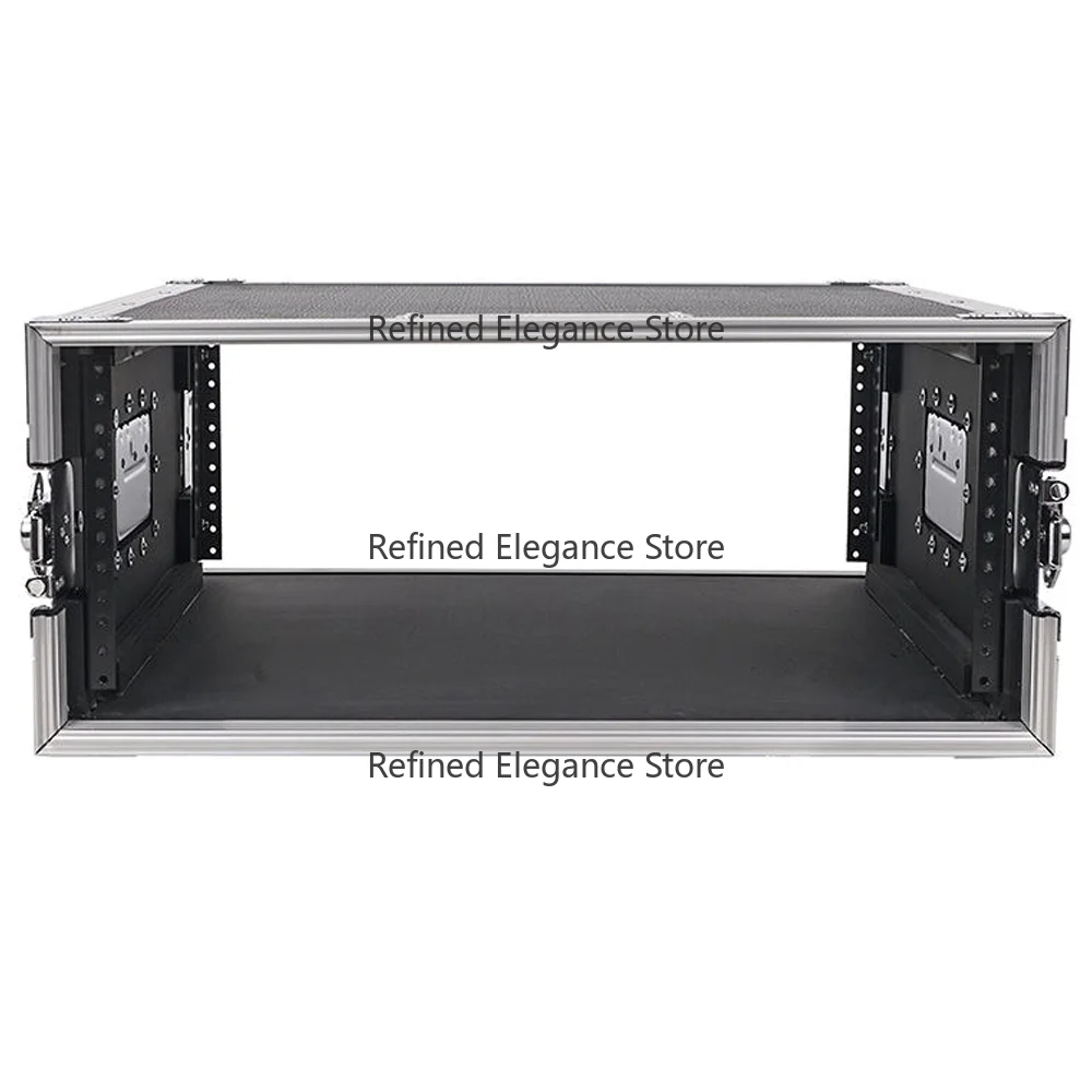 3U Amplifier Box Aviation Box Cabinet 6U Audio Equipment Aluminum Alloy Single-layer Standard Without Wheel Rack