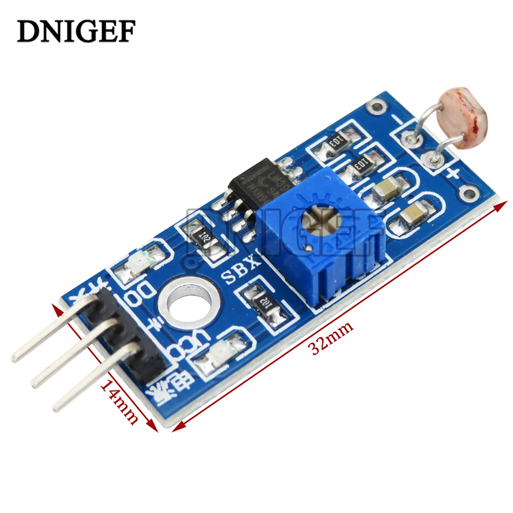 Photosensitive Sensor Photosensitive Brightness Resistance Sensor Module Light Intensity Detect Resistor For Arduino Diy Kit