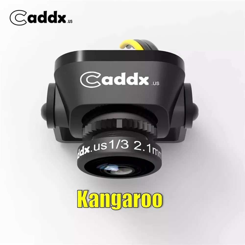 Kamera Caddx Kangaroo FPV 1000TVL 2.1mm szklany obiektyw/12M 2.1mm 7G 16:9/4:3 przełączany WDR 4ms niski Lantency RC FPV racing drone