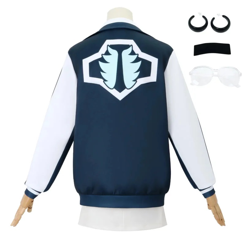 2024 New Anime Metallic Rouge Naomi Ortman Cosplay Costume Earrings Sportswear Coat Daily Uniform Woman Sexy Carnival Party Suit