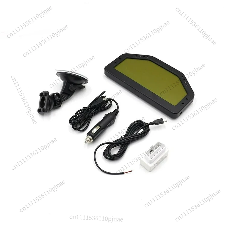 DO903 Universal Car Dash Race Display OBD2 Dashboard Digital Gauge Kit LCD Screen Multi-function Gauge Sensor Kit
