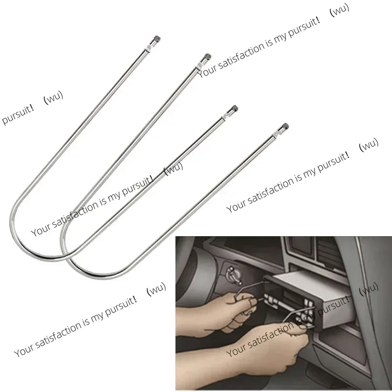 2X Car Stereo Radio Removal Keys CD Changer Disassembly Tool Fit for Ford for Peugeot FOR Renault for Nissan