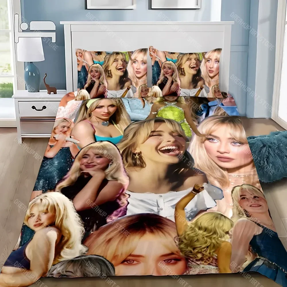 2026 Singer Duvet Pillowcase Bedding Set Boy C-Carpenter Girl Bedroom Decoration Children Gift S-Sabrina Single Double Large Siz