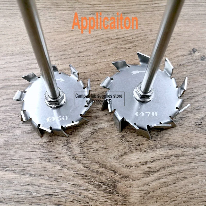 1piece Lab Stainless Steel  3cm-20cm Round Stirring Dispersing Disk, SUS304 Sawtooth Stirring Plate Used for Laboratory Mixer