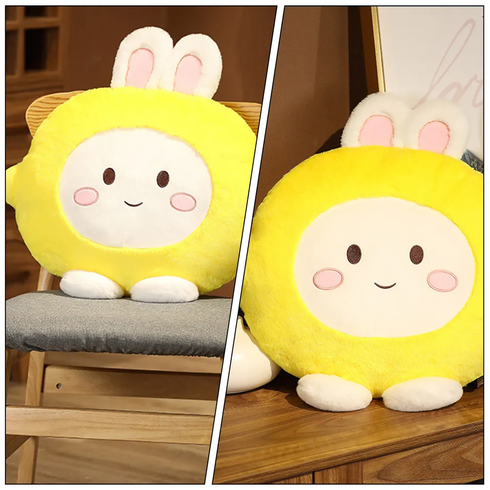 

Lemon Rabbit Kids Snuggle Soft Pillow Cuddling Hugging Throw Pillow Home Classroom Bedroom Decorative Comfort Cuddling Toy