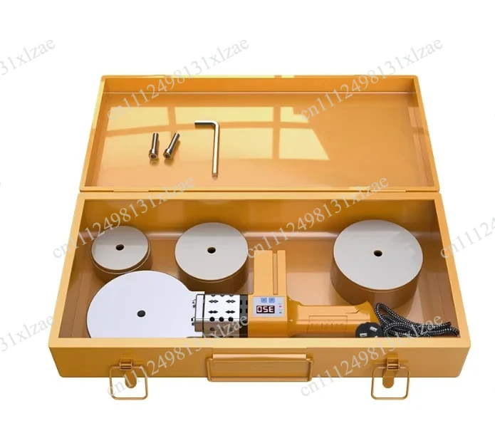 PPR Pipe Heat Fusion Machine - Yellow Die Head High Capacity Welding Tool for Hydropower & Home Use