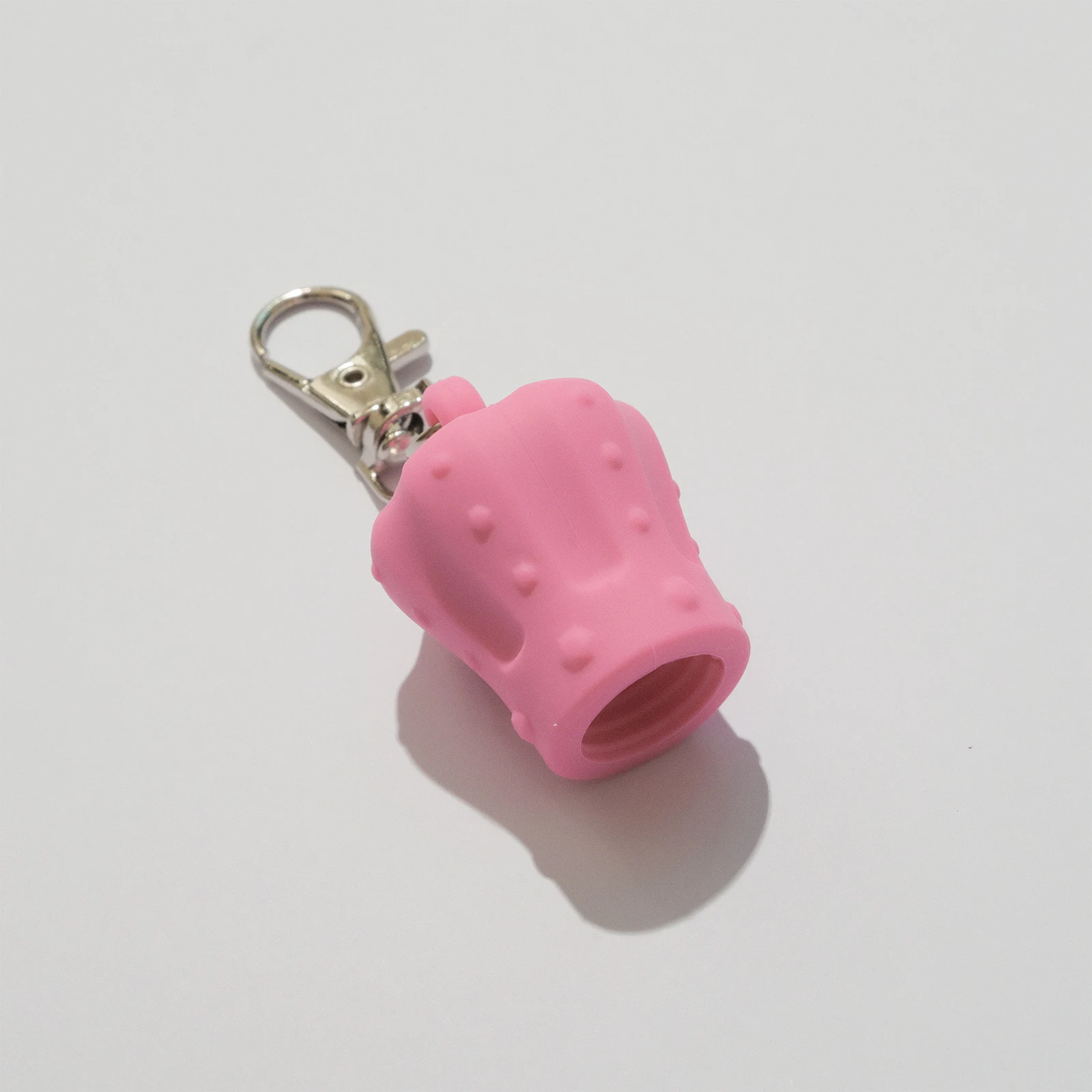 Picture 6: 4Pcs Silicone Key-chain Cap for Lipgloss And Balm Chapstick Holder Cap Replacement Key-chain Lanyard